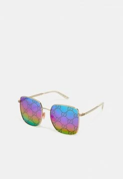 Gucci Sonnenbrille - Gold-coloured/multicolor - Damen