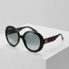 Gucci - Damen Sonnenbrille - Black/green/grey