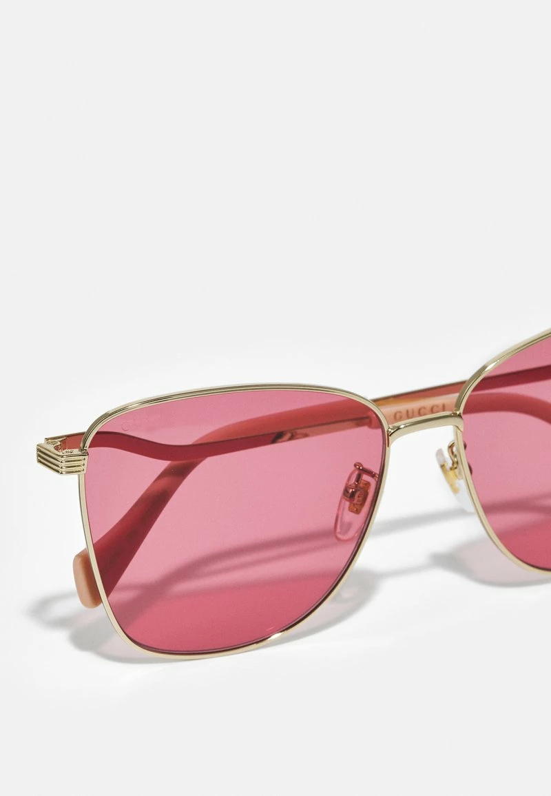 Gucci Sonnenbrille - Gold-coloured/red - Damen 6 Gucci Sonnenbrille - Gold-coloured/red - Damen – Bild 4