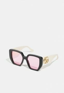 Gucci - Damen Sonnenbrille - Black/white/pink