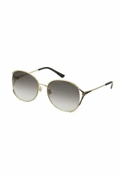 Gucci - Damen Sonnenbrille - Gold-coloured/grey -Günstiges Gucci || Knirps Geschäft ea9ec91102604572970cb6cebc5ce13d