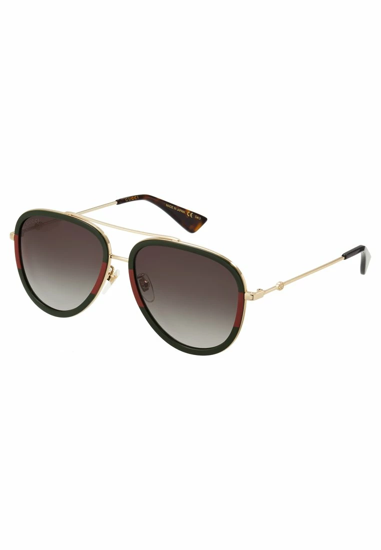 Gucci - Damen Sonnenbrille - Gold/green 6 Gucci - Damen Sonnenbrille - Gold/green – Bild 4