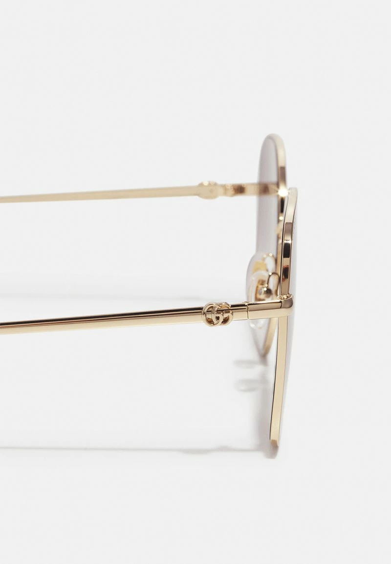 Gucci Sonnenbrille - Gold-coloured/grey - Damen 6 Gucci Sonnenbrille - Gold-coloured/grey - Damen – Bild 4