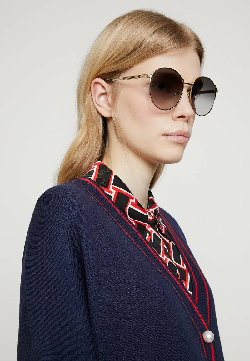 Gucci Sonnenbrille - Gold-coloured/grey - Damen 4 Gucci Sonnenbrille - Gold-coloured/grey - Damen – Bild 2