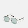 Gucci - Unisex Sonnenbrille - Silver-coloured/blue -Günstiges Gucci || Knirps Geschäft f697d333797441cd880cd3d5af92e271