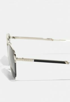 Gucci UNISEX - Sonnenbrille - Silver-coloured/grey -Günstiges Gucci || Knirps Geschäft f8ccc0d3f9a04579a2e557e189478ac1
