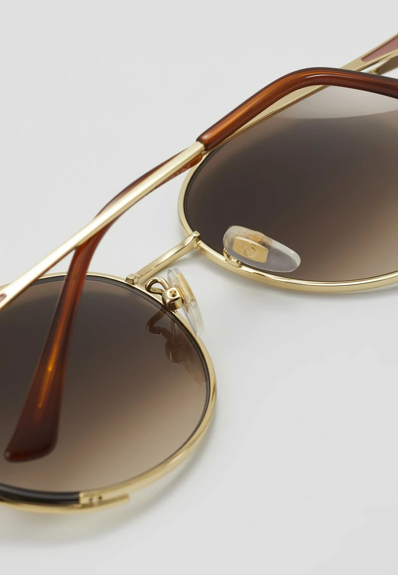 Gucci - Damen Sonnenbrille - Gold-coloured/brown 8 Gucci - Damen Sonnenbrille - Gold-coloured/brown – Bild 6