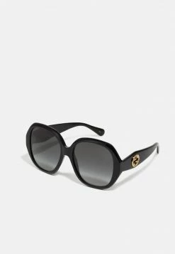 Gucci - Damen Sonnenbrille - Black/black/grey