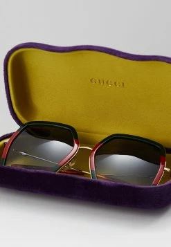 Gucci - Damen Sonnenbrille - Green/red -Günstiges Gucci || Knirps Geschäft ff2eb0388ca8457384f6ad4e9cd9bdc3